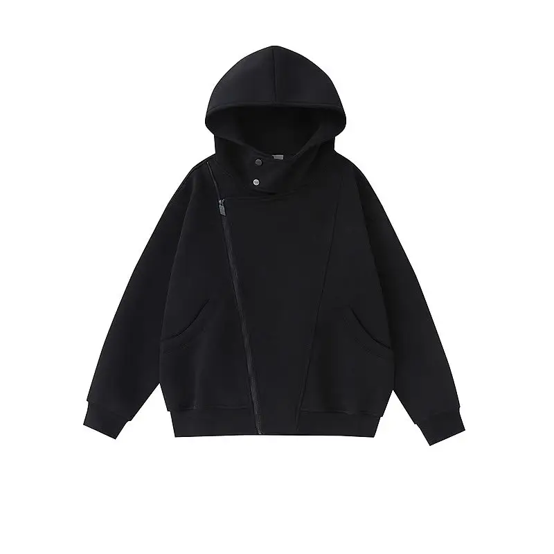 Unbranded Asymmetrical Zip Hoodie [2 styles] 3