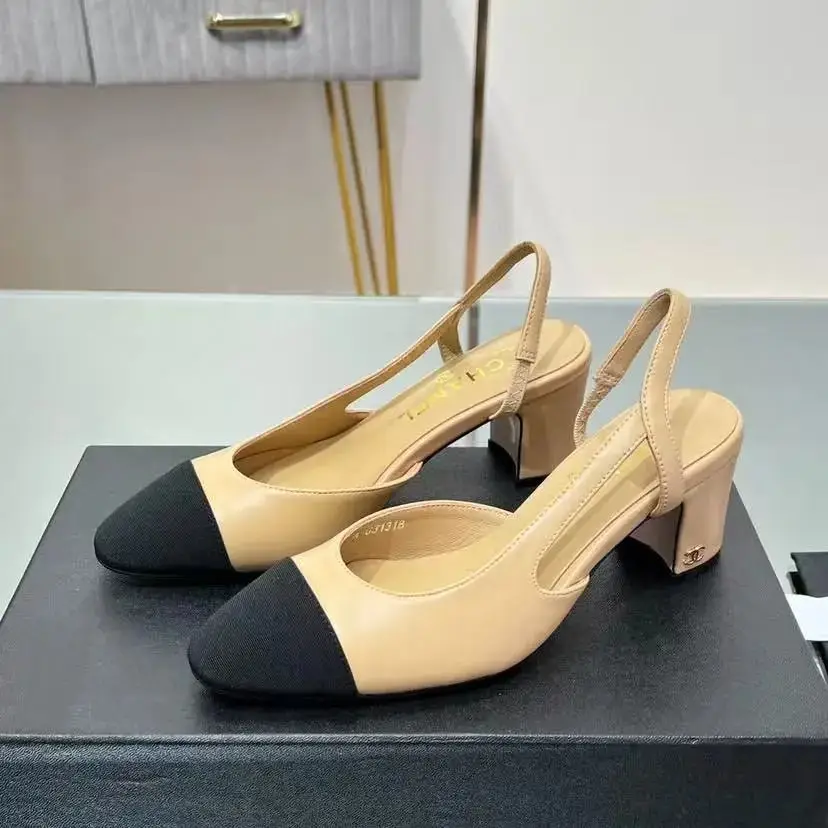 Chanel Block Heels